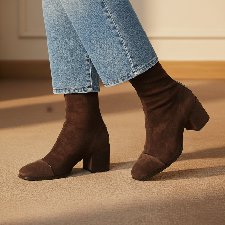 Victoria™ | Elegant Suede Ankle Boots