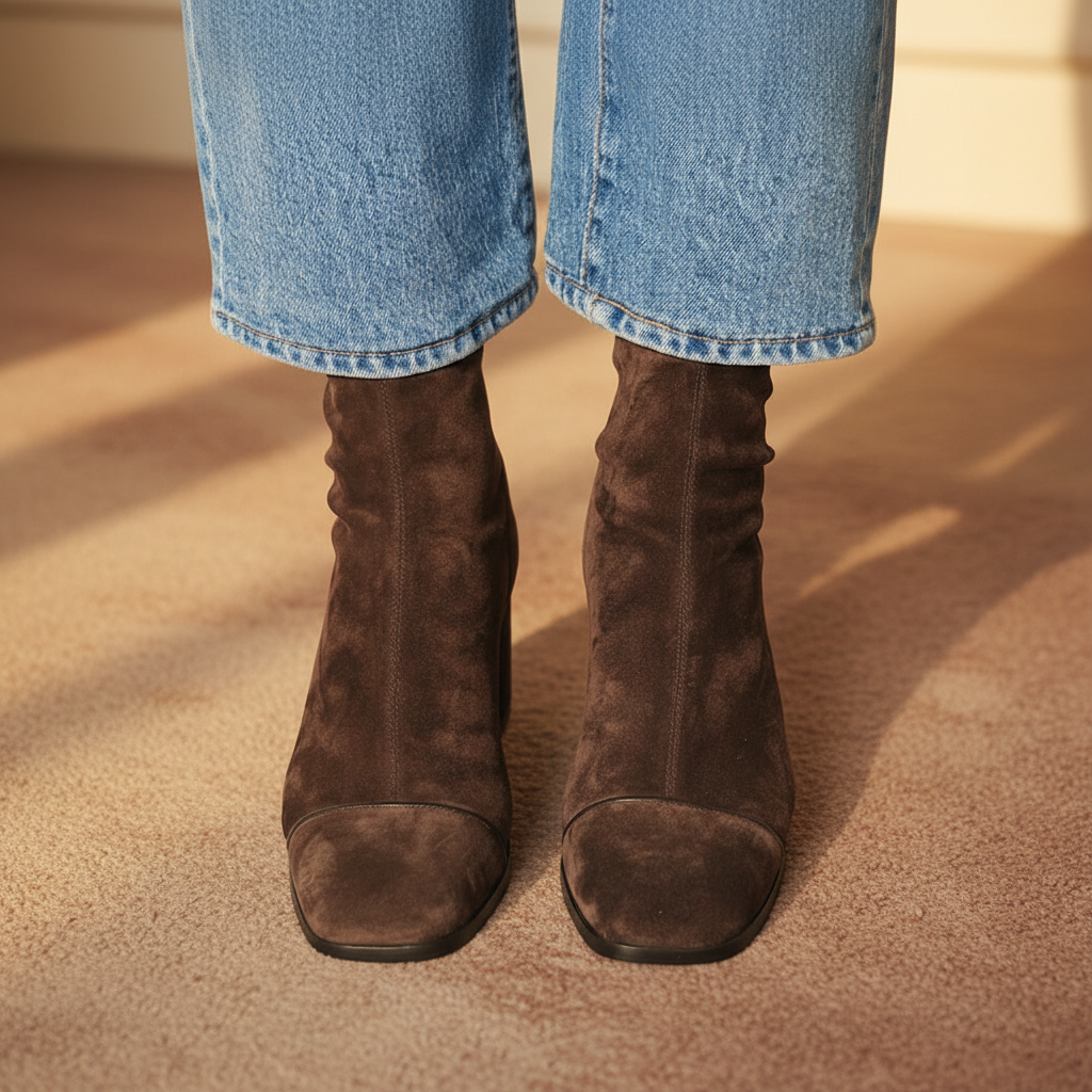 Victoria™ | Elegant Suede Ankle Boots