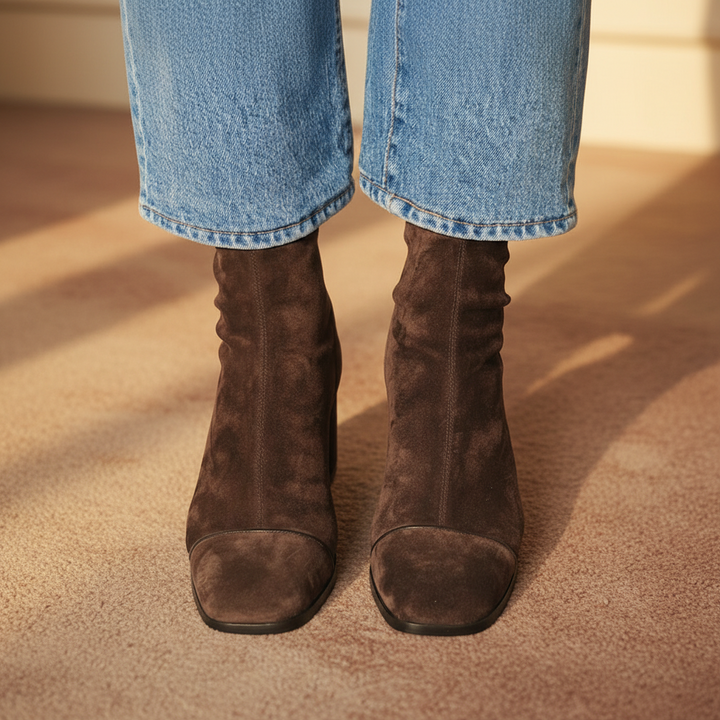 Victoria™ | Elegant Suede Ankle Boots