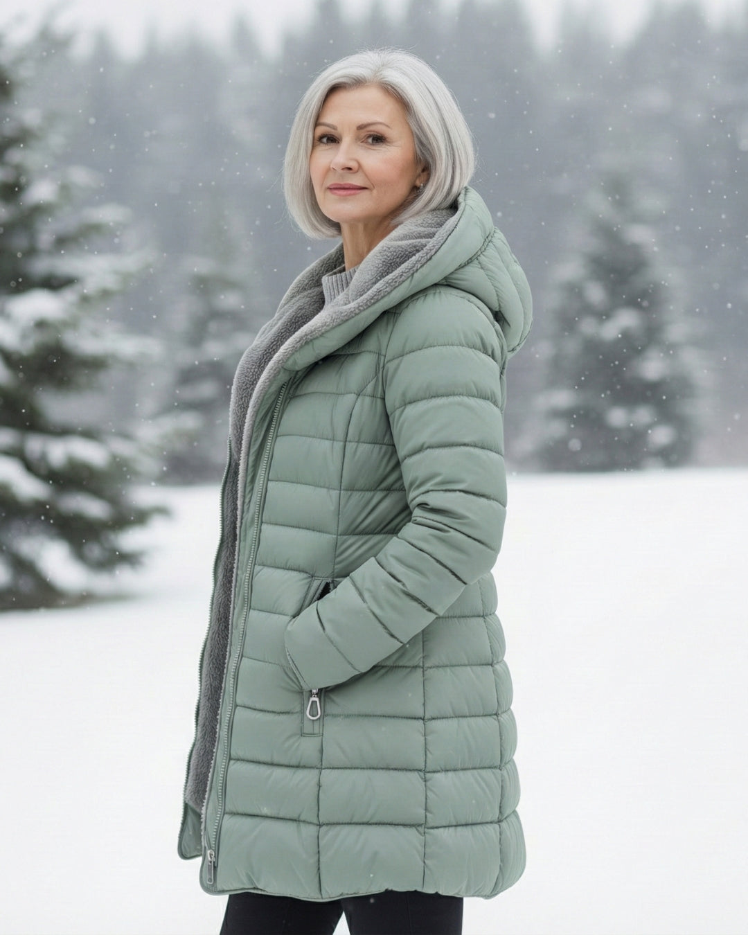 Donna™| Fleece Lined Puffer Coat