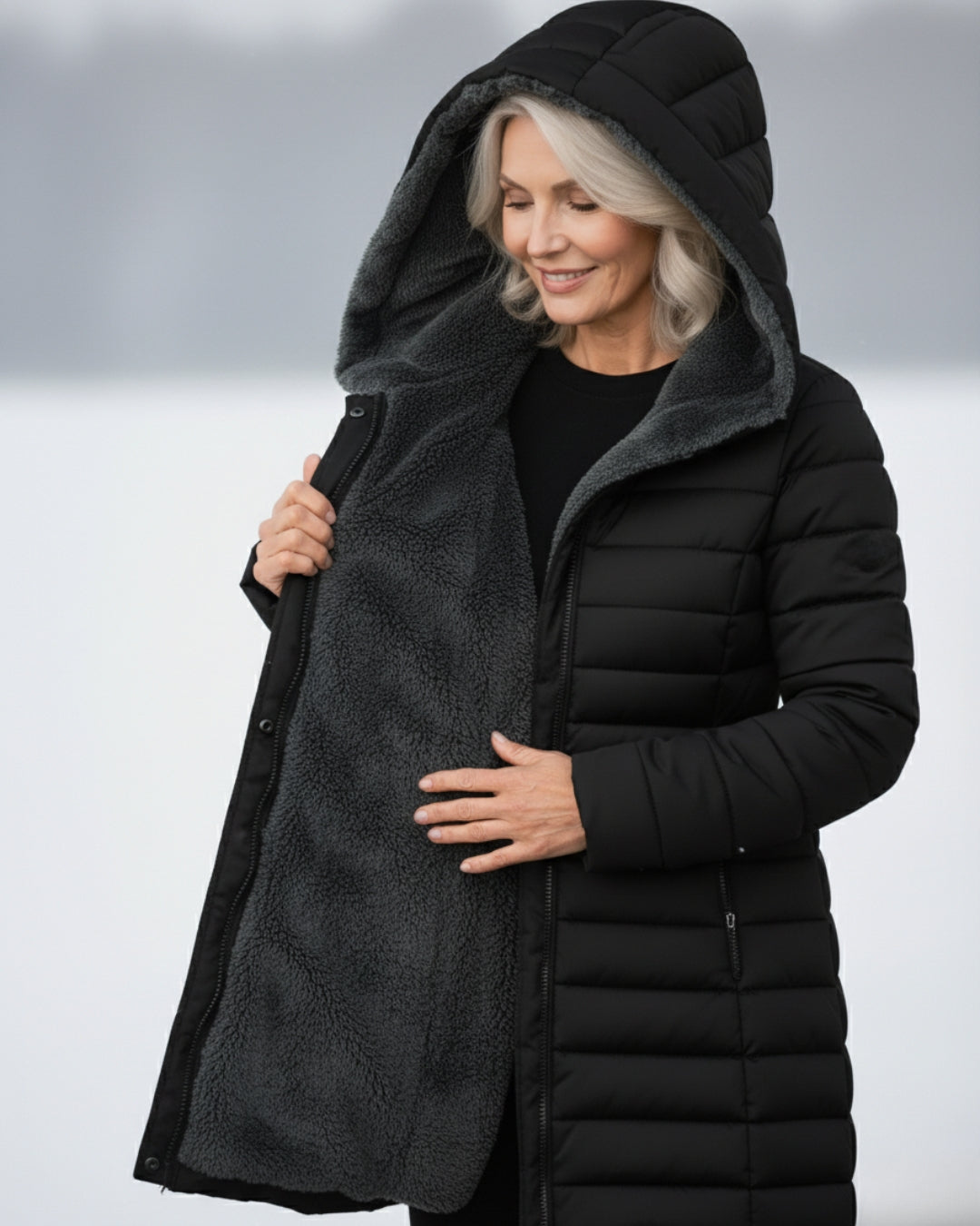 Donna | Fleece Lined Puffer Coat