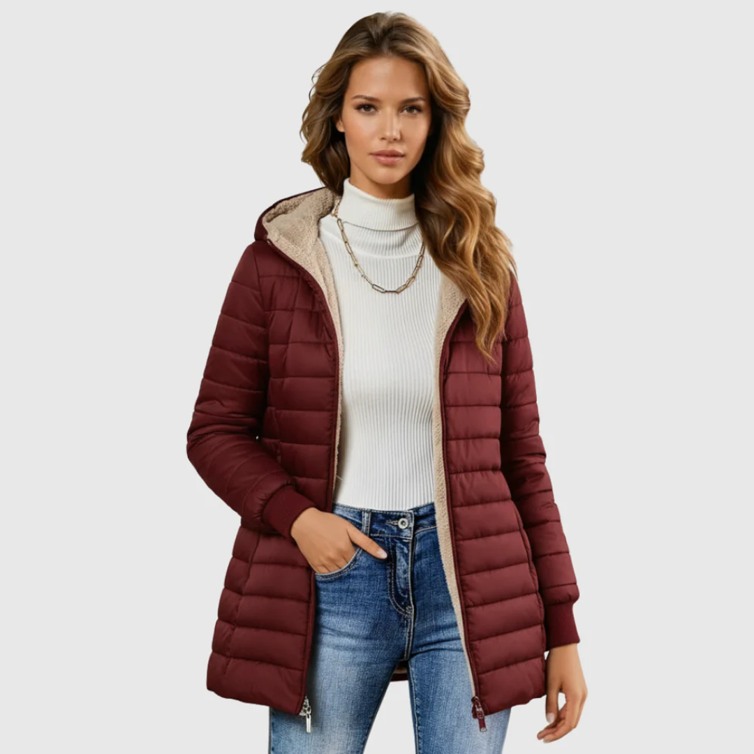 Caro | Sherpa-Lined Winter Coat