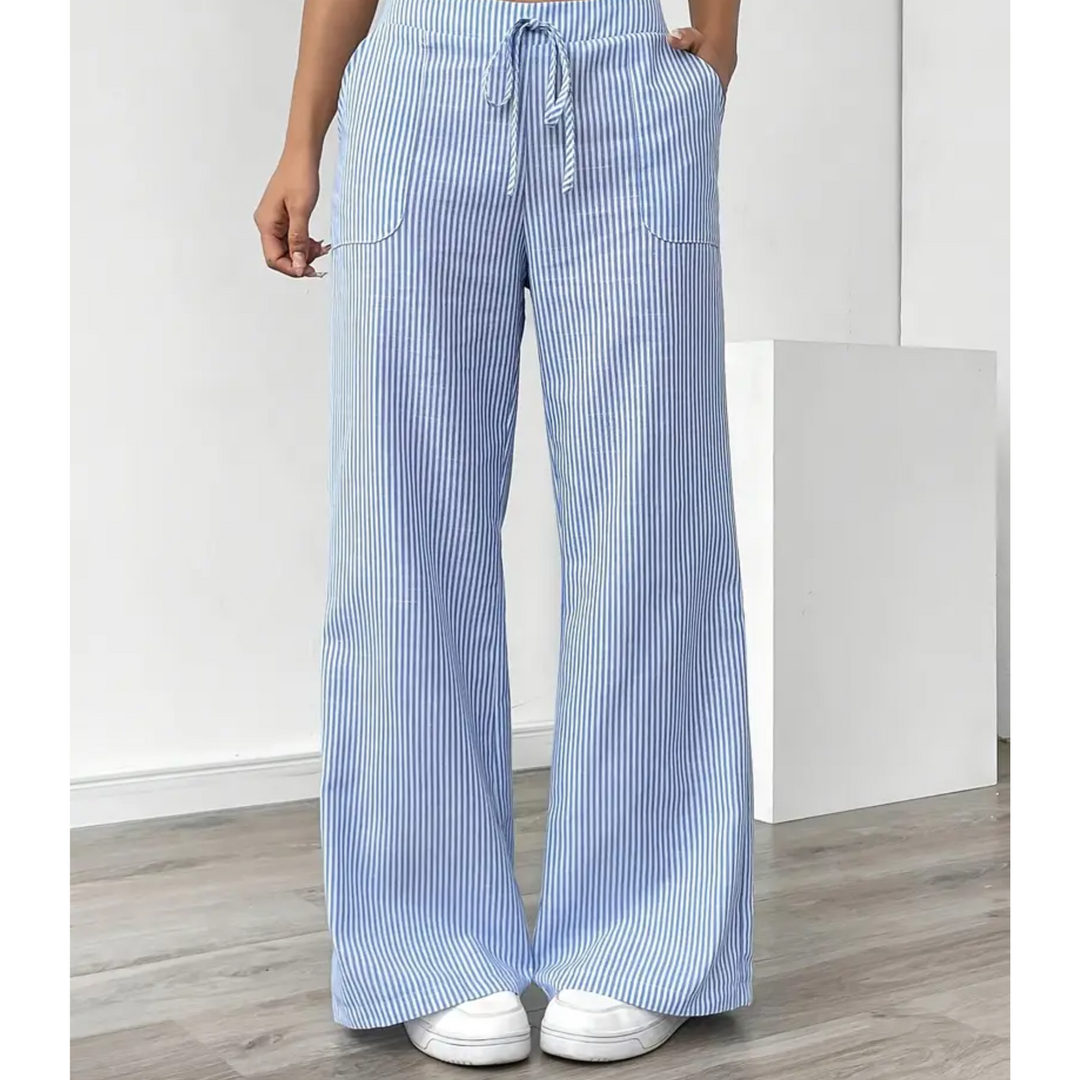 Amber™ | Striped Pant With Pockets