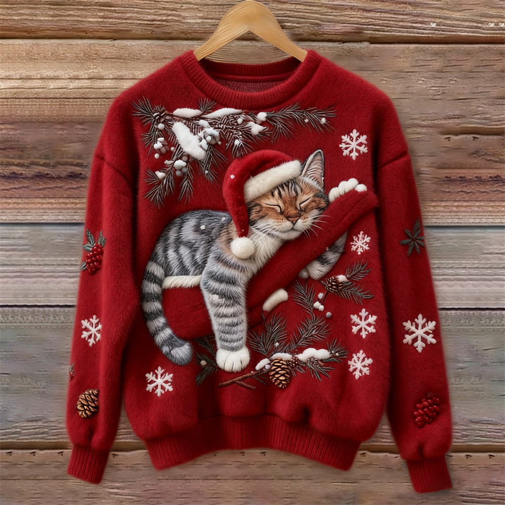 Feline | Festive Kitty Sweater