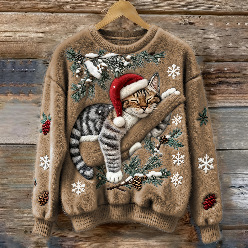 Feline | Festive Kitty Sweater