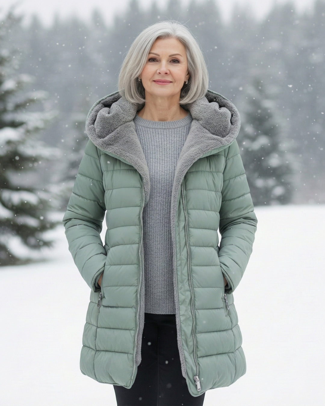 Donna™| Fleece Lined Puffer Coat