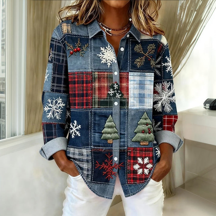 Léontine – Casual Christmas Blouse