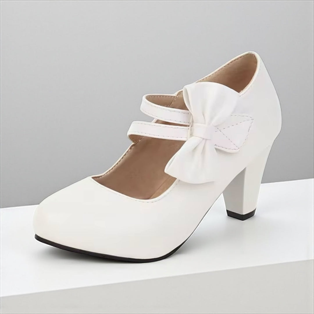 BELLA BOW HEELS