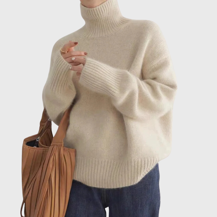 Isabella - High Neck in Cashmere