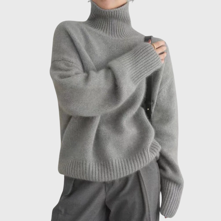 Isabella - High Neck in Cashmere