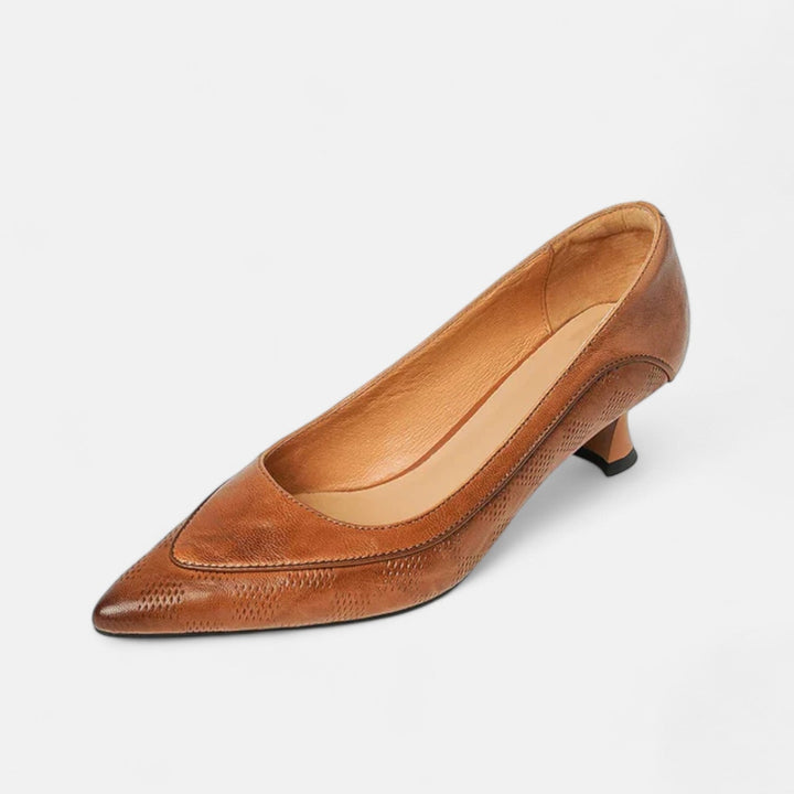 Refined Leather Heels