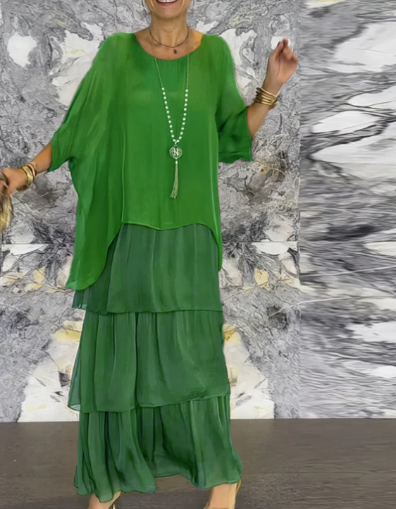 Caroline | Elegant Flowing Maxi Dress