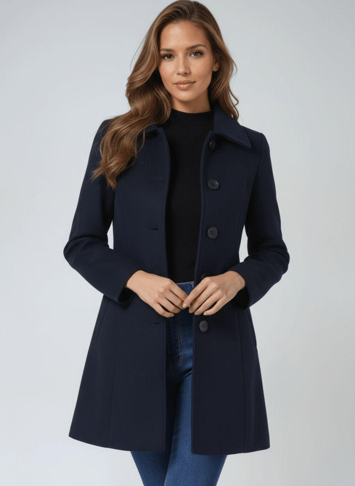 Helena | Women’s Winter Coat with Buttons
