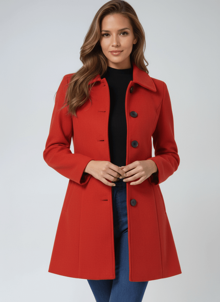 Helena | Women’s Winter Coat with Buttons