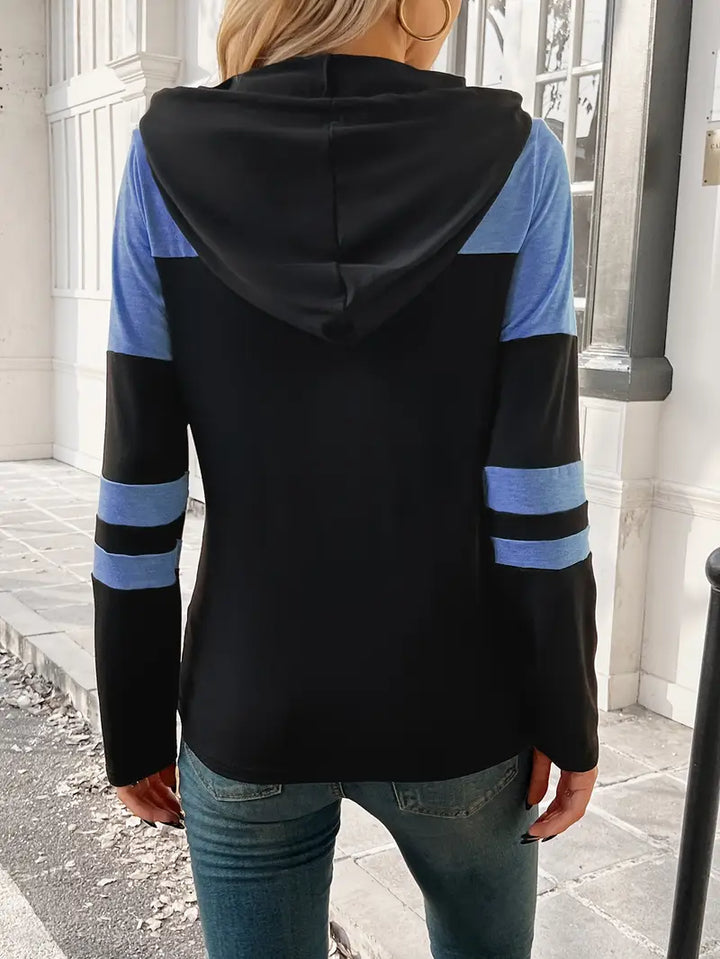 Elegant Casual Hoodie with Long Sleeves