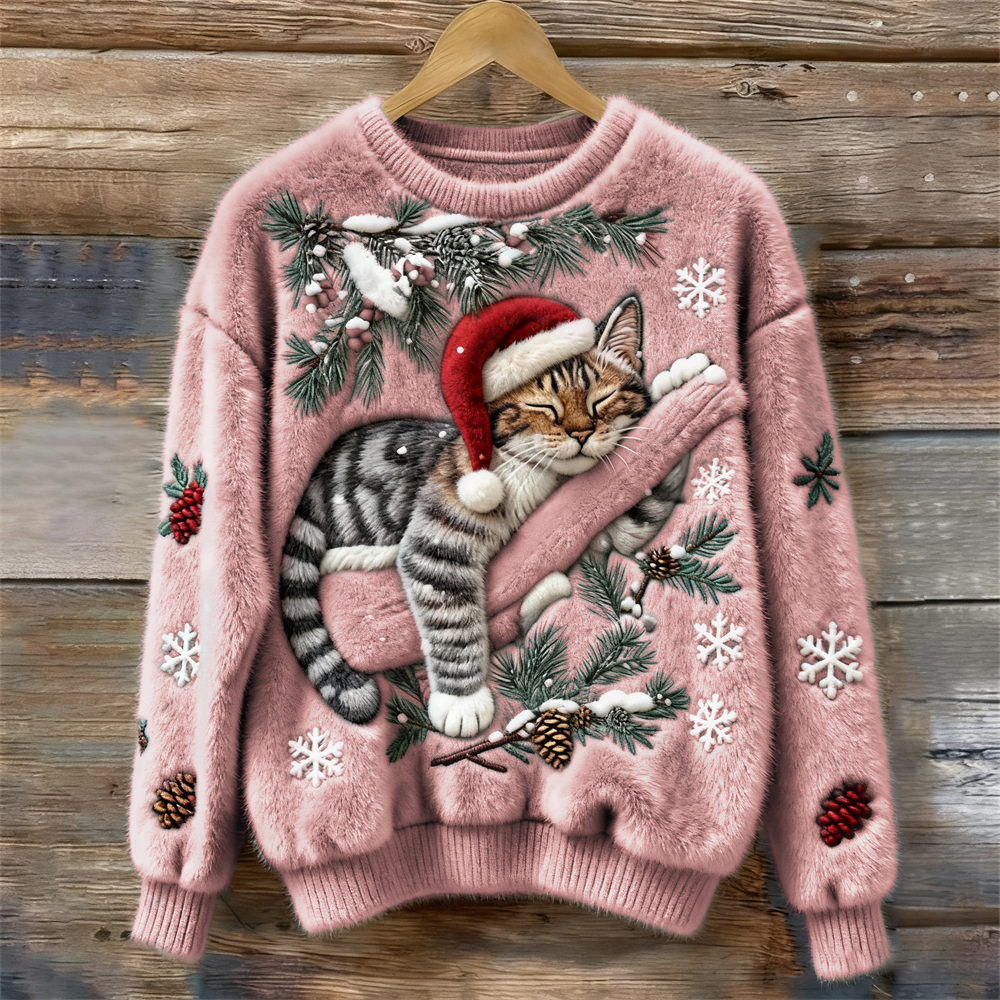 Feline | Festive Kitty Sweater