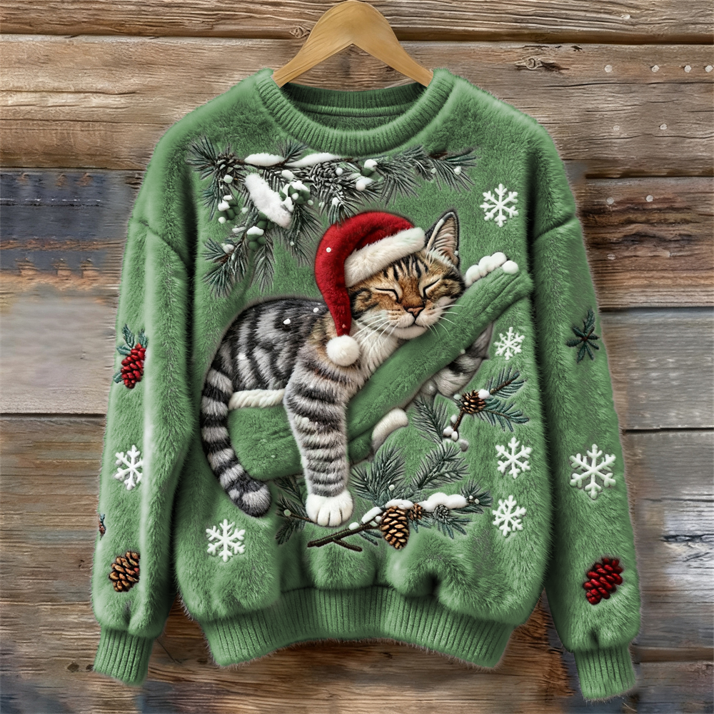 Feline | Festive Kitty Sweater