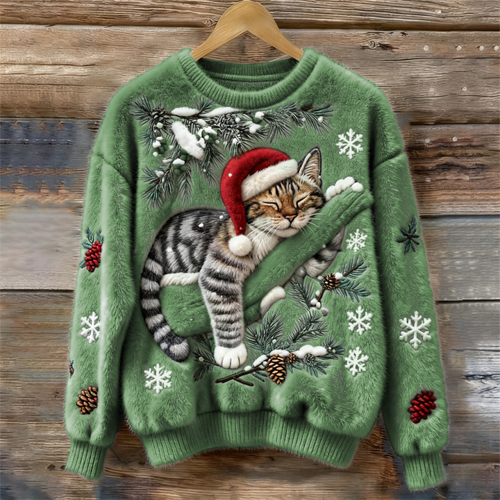 Feline | Festive Kitty Sweater