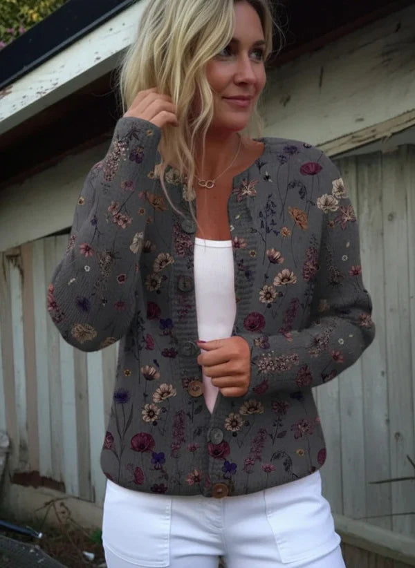 NADINE | CHIC BUTTONED CARDIGAN SWEATER