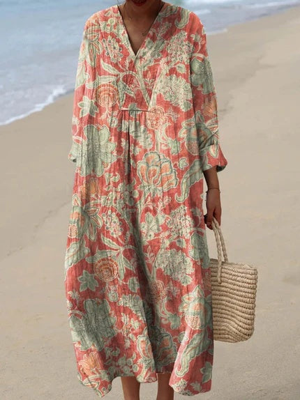 Quirine™ | Printed Summer Breeze Dress